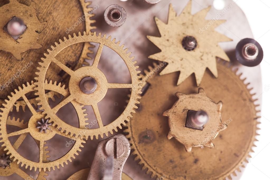 Détail de montres anciennes sur un stand